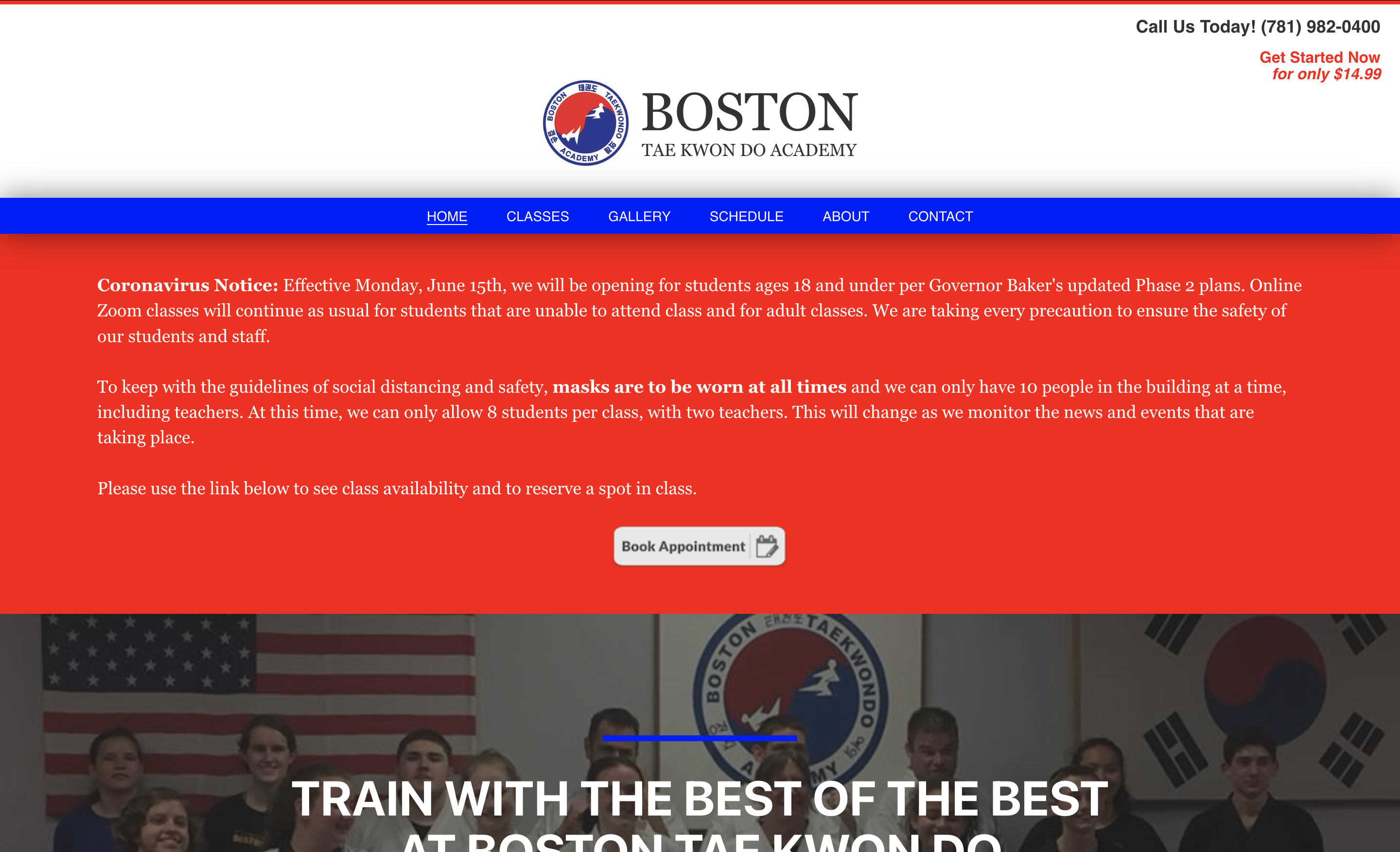 Boston Taekwondo Screenshot